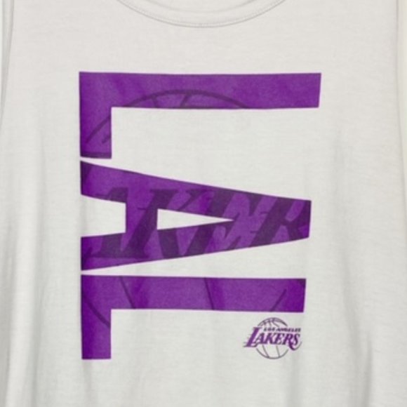 Under Armour Gray Los Angeles Laker LAL Tank Top - Picture 2 of 9